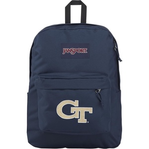 JanSport NCAA Officially Licensed Backpack, Ole Miss Rebels, Superbreak Plus with Padded 15” Laptop Sleeve, Spacious Computer Bag for Men & Women, Durable Daypack with Bottle Pocket, Red Tape(Georgia Tech Yellow Jackets)