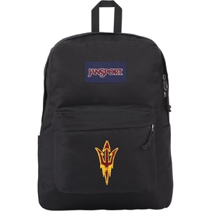 JanSport NCAA Officially Licensed Backpack, Ole Miss Rebels, Superbreak Plus with Padded 15” Laptop Sleeve, Spacious Computer Bag for Men & Women, Durable Daypack with Bottle Pocket, Red Tape(Arizona State Sun Devils)