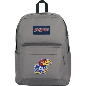 JanSport NCAA Officially Licensed Backpack, Ole Miss Rebels, Superbreak Plus with Padded 15” Laptop Sleeve, Spacious Computer Bag for Men & Women, Durable Daypack with Bottle Pocket, Red Tape(Kansas Jayhawks)