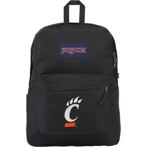 JanSport NCAA Officially Licensed Backpack, Ole Miss Rebels, Superbreak Plus with Padded 15” Laptop Sleeve, Spacious Computer Bag for Men & Women, Durable Daypack with Bottle Pocket, Red Tape(Cincinnati Bearcats)