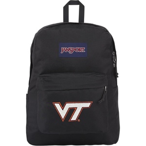 JanSport NCAA Officially Licensed Backpack, Ole Miss Rebels, Superbreak Plus with Padded 15” Laptop Sleeve, Spacious Computer Bag for Men & Women, Durable Daypack with Bottle Pocket, Red Tape(Virginia Tech Hokies)
