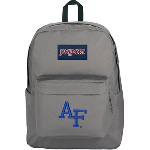 JanSport NCAA Officially Licensed Backpack, Ole Miss Rebels, Superbreak Plus with Padded 15” Laptop Sleeve, Spacious Computer Bag for Men & Women, Durable Daypack with Bottle Pocket, Red Tape(Air Force Falcons)