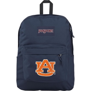 JanSport NCAA Officially Licensed Backpack, Ole Miss Rebels, Superbreak Plus with Padded 15” Laptop Sleeve, Spacious Computer Bag for Men & Women, Durable Daypack with Bottle Pocket, Red Tape(Auburn Tigers)