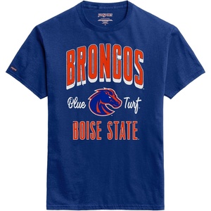 JanSport NCAA Officially Licensed Campus Short Sleeve T Shirt for Men, Soft & Breathable Pre-Shrunk Cotton Crewneck T Shirt(Boise State Broncos)