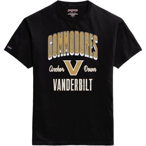 JanSport NCAA Officially Licensed Campus Short Sleeve T Shirt for Men, Soft & Breathable Pre-Shrunk Cotton Crewneck T Shirt(Vanderbilt Commodores)