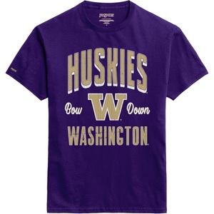 JanSport NCAA Officially Licensed Campus Short Sleeve T Shirt for Men, Soft & Breathable Pre-Shrunk Cotton Crewneck T Shirt(Washington Huskies)