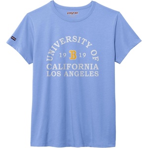 JanSport NCAA Officially Licensed Graduate Short Sleeve T Shirt for Women, Soft & Breathable Cotton-Polyester Blend Crewneck T Shirt with Graphic Detailing, Everyday University Fan Apparel(UCLA Bruins)