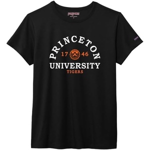 JanSport NCAA Officially Licensed Graduate Short Sleeve T Shirt for Women, Soft & Breathable Cotton-Polyester Blend Crewneck T Shirt with Graphic Detailing, Everyday University Fan Apparel(Princeton Tigers)