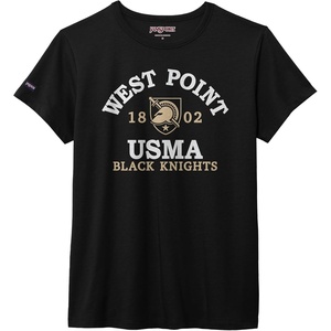 JanSport NCAA Officially Licensed Graduate Short Sleeve T Shirt for Women, Soft & Breathable Cotton-Polyester Blend Crewneck T Shirt with Graphic Detailing, Everyday University Fan Apparel(Army Black Knights)