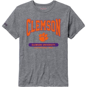 JanSport NCAA Officially Licensed Pregame Short Sleeve T Shirt for Men, Soft & Breathable Triblend Crewneck T Shirt(Clemson Tigers)