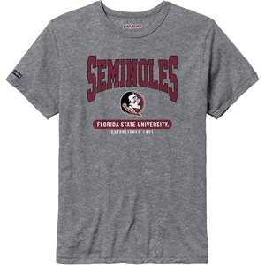 JanSport NCAA Officially Licensed Pregame Short Sleeve T Shirt for Men, Soft & Breathable Triblend Crewneck T Shirt(Florida State Seminoles)