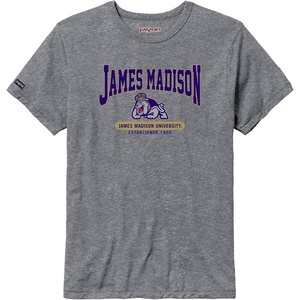 JanSport NCAA Officially Licensed Pregame Short Sleeve T Shirt for Men, Soft & Breathable Triblend Crewneck T Shirt(James Madison Dukes)