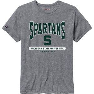 JanSport NCAA Officially Licensed Pregame Short Sleeve T Shirt for Men, Soft & Breathable Triblend Crewneck T Shirt(Michigan State Spartans)