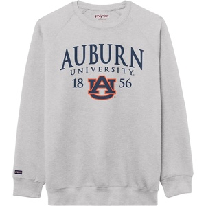 JanSport NCAA Officially Licensed Rival Crew Sweatshirt, Long Sleeve Graphic Pullover for Men, Women, Cotton-Polyester Blend(Auburn Tigers)