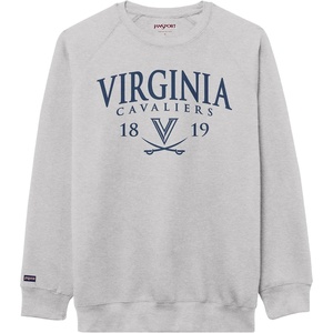JanSport NCAA Officially Licensed Rival Crew Sweatshirt, Long Sleeve Graphic Pullover for Men, Women, Cotton-Polyester Blend(Virginia Cavaliers)
