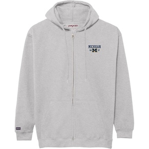 JanSport NCAA Officially Licensed Rival Full Zip Hoodie, Long Sleeve Unisex Sweatshirt, Double-Layered Fleece Hood(Michigan Wolverines)