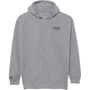 JanSport NCAA Officially Licensed Rival Full Zip Hoodie, Long Sleeve Unisex Sweatshirt, Double-Layered Fleece Hood(Purdue Boilermakers)