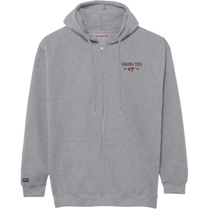 JanSport NCAA Officially Licensed Rival Full Zip Hoodie, Long Sleeve Unisex Sweatshirt, Double-Layered Fleece Hood(Virginia Tech Hokies)