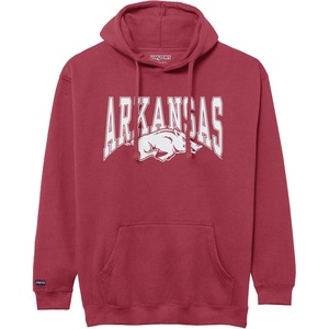 JanSport NCAA Officially Licensed Rival Hoodie, Long Sleeve Unisex Sweatshirt, Cotton-Polyester Blend, Double-Layered Hood(Arkansas Razorbacks)