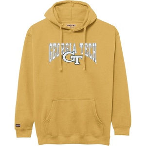 JanSport NCAA Officially Licensed Rival Hoodie, Long Sleeve Unisex Sweatshirt, Cotton-Polyester Blend, Double-Layered Hood(Georgia Tech Yellow Jackets)