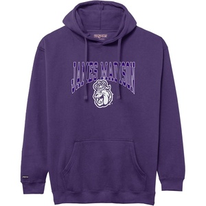 JanSport NCAA Officially Licensed Rival Hoodie, Long Sleeve Unisex Sweatshirt, Cotton-Polyester Blend, Double-Layered Hood(James Madison Dukes)