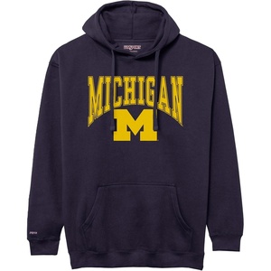 JanSport NCAA Officially Licensed Rival Hoodie, Long Sleeve Unisex Sweatshirt, Cotton-Polyester Blend, Double-Layered Hood(Michigan Wolverines)