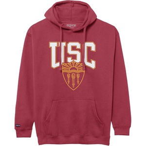 JanSport NCAA Officially Licensed Rival Hoodie, Long Sleeve Unisex Sweatshirt, Cotton-Polyester Blend, Double-Layered Hood(Usc Trojans)