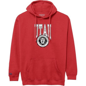 JanSport NCAA Officially Licensed Rival Hoodie, Long Sleeve Unisex Sweatshirt, Cotton-Polyester Blend, Double-Layered Hood(Utah Utes)