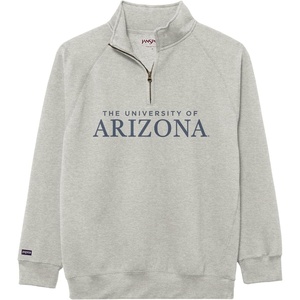 JanSport NCAA Officially Licensed Rival Quarter Zip Sweatshirt, Long Sleeve Unisex, Cotton-Polyester Blend, Stand-Up Collar(Arizona Wildcats)