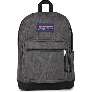 JanSport Right Pack Expressions Backpack – Travel, Work, or Laptop Bag – Coconut Corduroy(Aged Canvas Black/Oxford/Black)