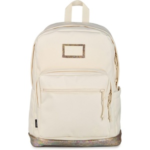 JanSport Right Pack Expressions Backpack – Travel, Work, or Laptop Bag – Coconut Corduroy(Bog Glam Suede Moon Flower/Brown)