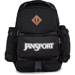 JanSport Seattle Pack – Durable Backpack with Main Compartment, Dual Water Bottle Pockets, Lined Laptop Sleeve, Black(Black)