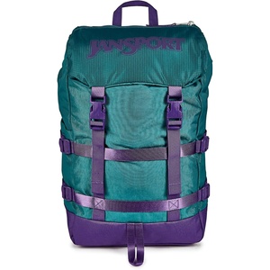 JanSport Skip Pack Backpack – 28L Capacity, Fits 13.5″ Laptop, Large Main Compartment, Side Water Bottle Pocket – Ideal for Work & Travel, Jelly Kelly(Emerald Pool)