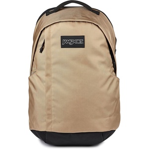 JanSport Station Pack – Large Backpack with Side Access Padded Laptop Sleeve, Dual Water Bottle Pockets, and Organizer Loft Pocket, White(Travertine)