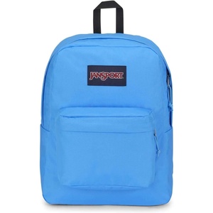 JanSport SuperBreak One Backpack – Durable, Lightweight Bag with 1 Main Compartment, Front Utility Pocket with Built-in Organizer, Premium Backpack, Pastel Petals(Blue Neon)