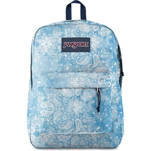 JanSport SuperBreak One Backpack – Durable, Lightweight Bag with 1 Main Compartment, Front Utility Pocket with Built-in Organizer, Premium Backpack, Pastel Petals(Lucky Bandanna)