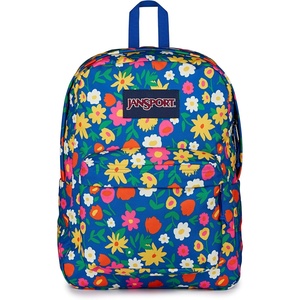 JanSport SuperBreak One Backpack – Durable, Lightweight Bag with 1 Main Compartment, Front Utility Pocket with Built-in Organizer, Premium Backpack, Pastel Petals(Flower Market)
