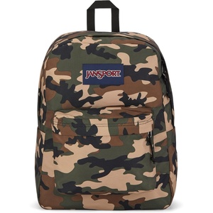 JanSport SuperBreak One Backpack – Durable, Lightweight Bag with 1 Main Compartment, Front Utility Pocket with Built-in Organizer, Premium Backpack, Pastel Petals(Buckshot Camo)