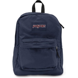 JanSport SuperBreak One Backpack – Durable, Lightweight Bag with 1 Main Compartment, Front Utility Pocket with Built-in Organizer, Premium Backpack, Pastel Petals(Navy)