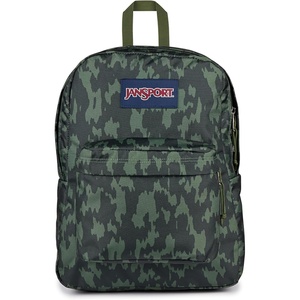 JanSport SuperBreak One Backpack – Durable, Lightweight Bag with 1 Main Compartment, Front Utility Pocket with Built-in Organizer, Premium Backpack, Pastel Petals(Camo Illusion)
