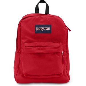 JanSport SuperBreak One Backpack – Durable, Lightweight Bag with 1 Main Compartment, Front Utility Pocket with Built-in Organizer, Premium Backpack, Pastel Petals(Red Tape)