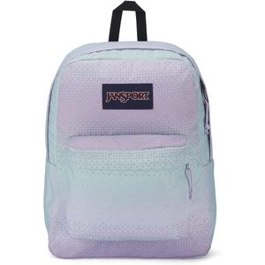JanSport SuperBreak One Backpack – Durable, Lightweight Bag with 1 Main Compartment, Front Utility Pocket with Built-in Organizer, Premium Backpack, Pastel Petals(8 Bit Ombre)