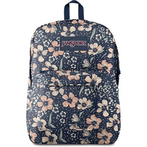 JanSport SuperBreak One Backpack – Durable, Lightweight Bag with 1 Main Compartment, Front Utility Pocket with Built-in Organizer, Premium Backpack, Pastel Petals(Fields of Paradise)