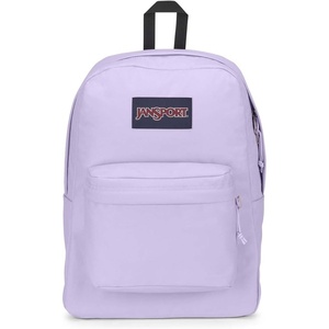 JanSport SuperBreak One Backpack – Durable, Lightweight Bag with 1 Main Compartment, Front Utility Pocket with Built-in Organizer, Premium Backpack, Pastel Petals(Pastel Lilac)