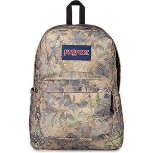 JanSport SuperBreak Plus Backpack with Padded 15-inch Laptop Sleeve and Integrated Bottle Pocket – Spacious and Durable Daypack for Work and Travel – Animal Illusion(Bogcore Camo Brown/Lt Brn/Dk Green)