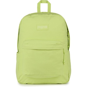 JanSport SuperBreak Plus Backpack with Padded 15-inch Laptop Sleeve and Integrated Bottle Pocket – Spacious and Durable Daypack for Work and Travel – Butterfly Baddie(Lime Citron)