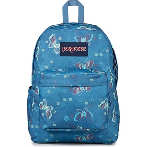 JanSport SuperBreak Plus Backpack with Padded 15-inch Laptop Sleeve and Integrated Bottle Pocket – Spacious and Durable Daypack for Work and Travel – Butterfly Baddie(Butterfly Baddie)