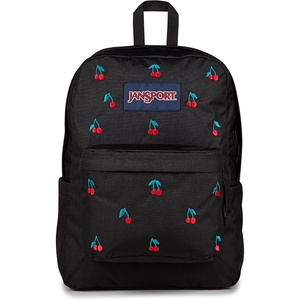 JanSport SuperBreak Plus Backpack with Padded 15-inch Laptop Sleeve and Integrated Bottle Pocket – Spacious and Durable Daypack for Work and Travel – Butterfly Baddie(Surreal Sensations​ Black)