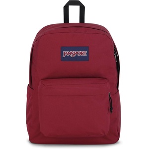 JanSport Superbreak Backpack – Durable, Lightweight Premium Backpack, Red Tape(Russet Red)