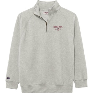 JanSport Unisex Adult NCAA Officially Licensed Rival Long Sleeve Stand-Up Collar Quarter Zip Sweatshirt(Florida State Seminoles)